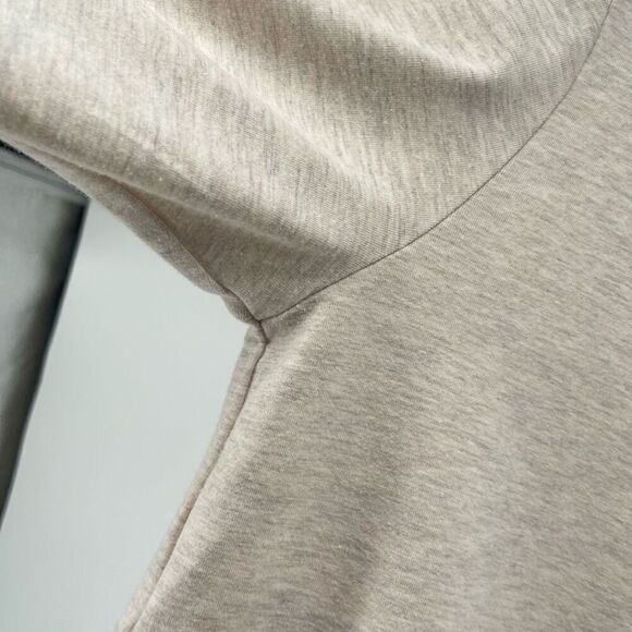 Cuddl Duds Women’s Creme Cotton Classic Elbow Sleeve Knit Top Medium - Picture 5 of 11